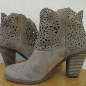 Brand new suede ankle boots